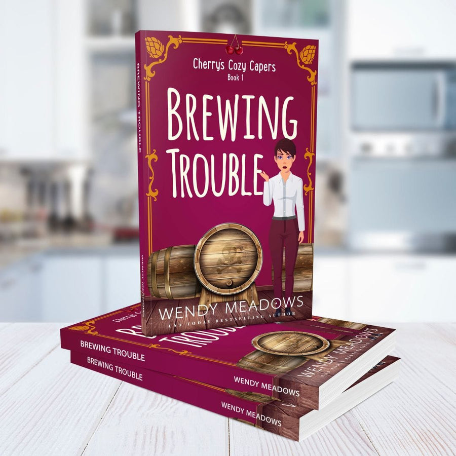 Wendy Meadows Cozy Mystery Brewing Trouble (PAPERBACK)