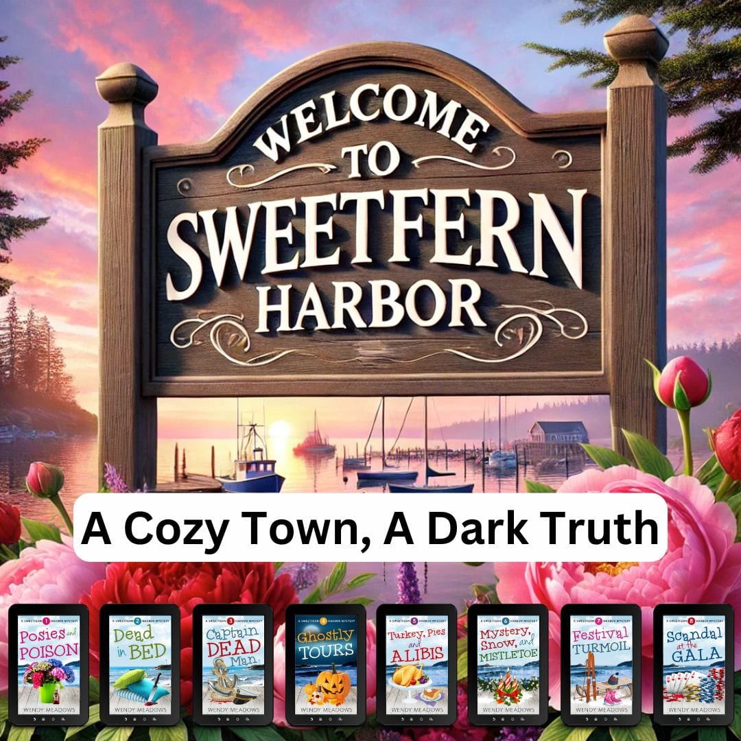 Wendy Meadows Cozy Mystery Sweetfern Harbor eBooks 1-8 (EBOOK)