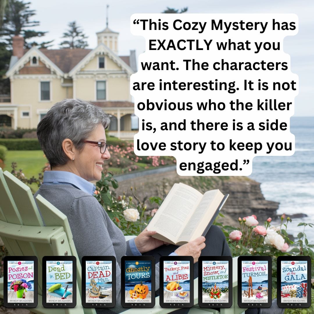 Wendy Meadows Cozy Mystery Sweetfern Harbor eBooks 1-8 (EBOOK)