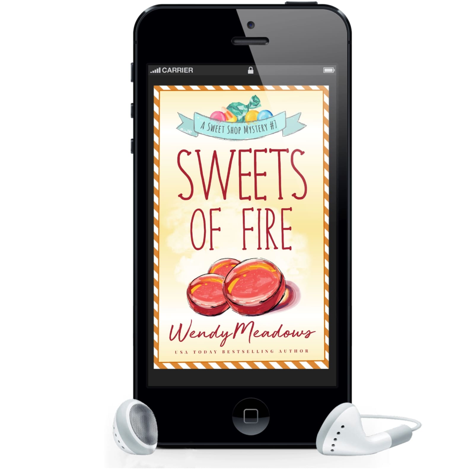 Wendy Meadows Cozy Mystery Sweets of Fire (AUDIOBOOK)